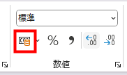 通貨表示形式を示した図