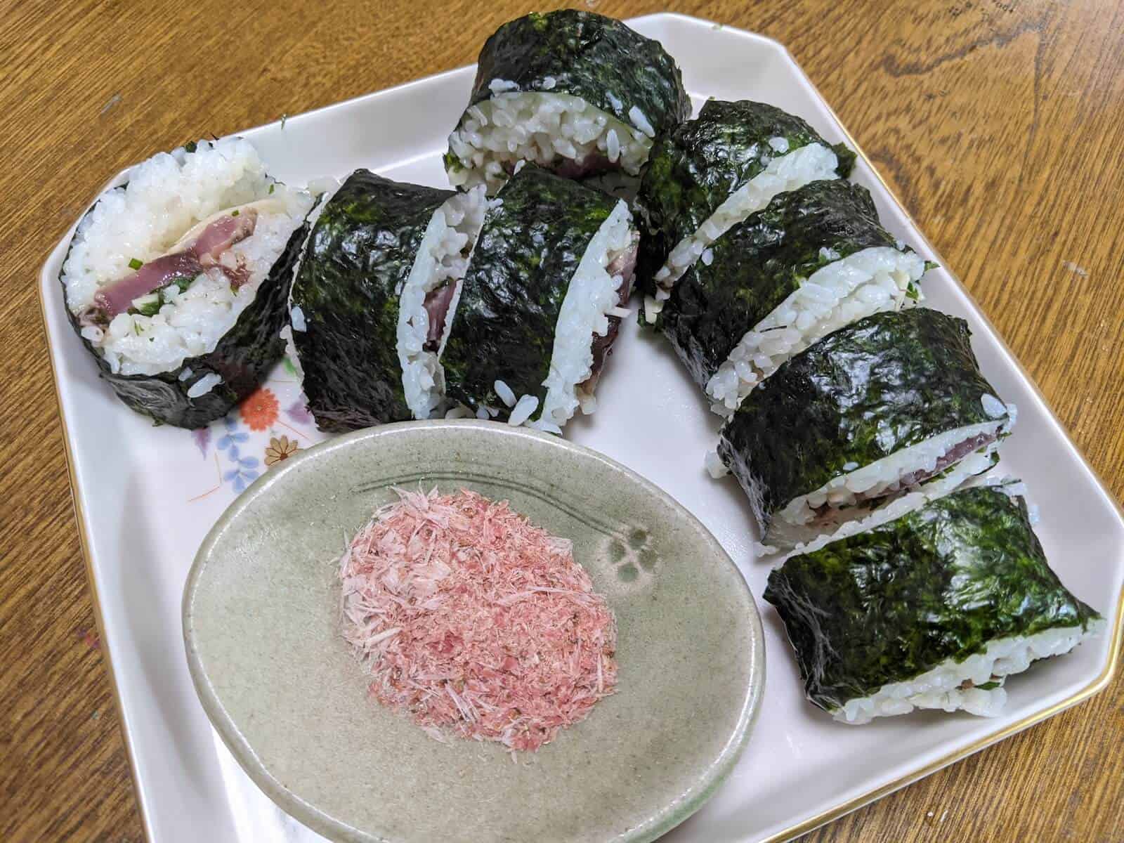 二回目、うまくいった土佐巻