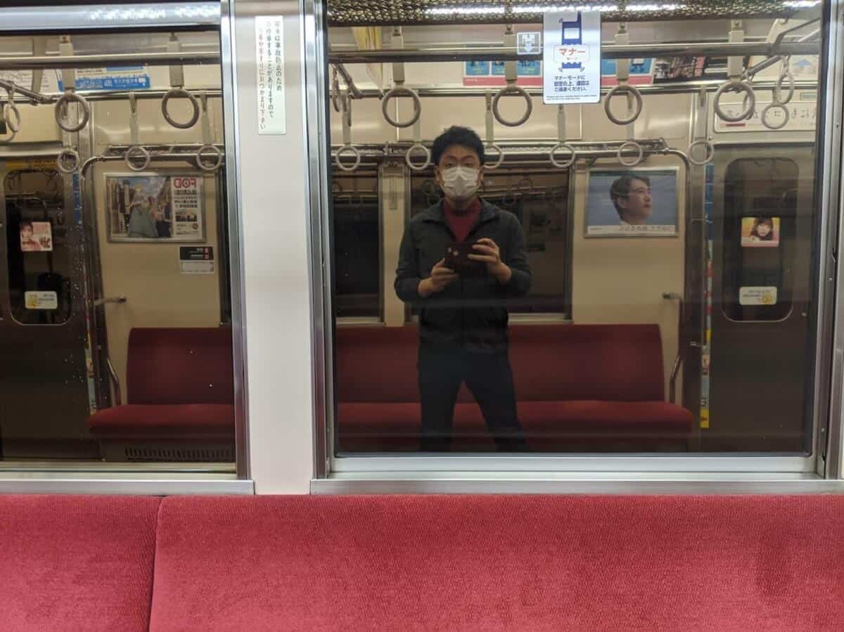 電車の中