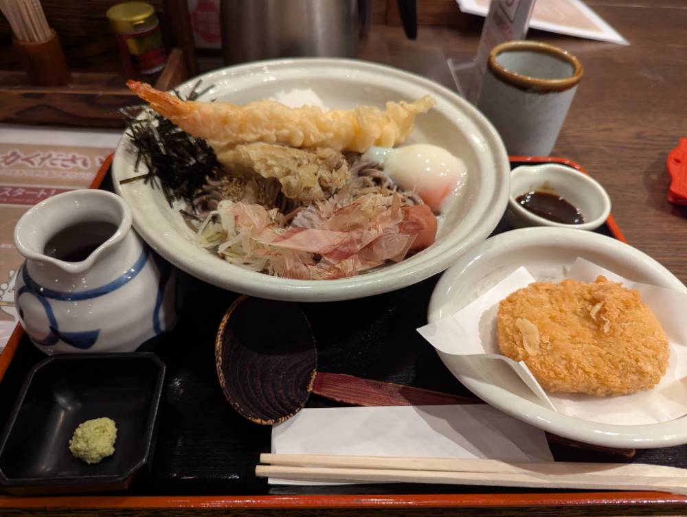ぶっかけそば(そじ坊)